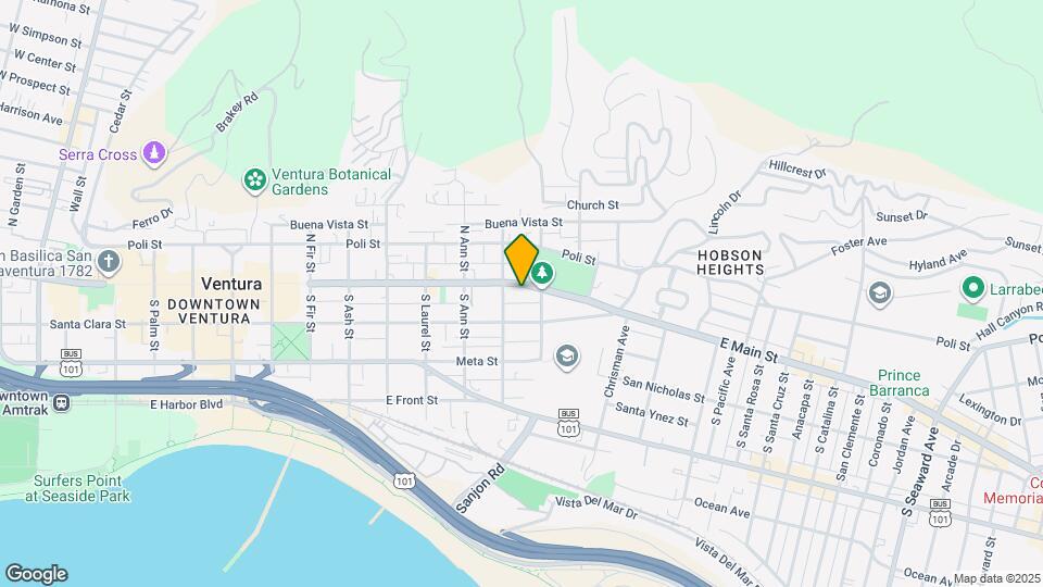 1256 E Main St Map and Location Details