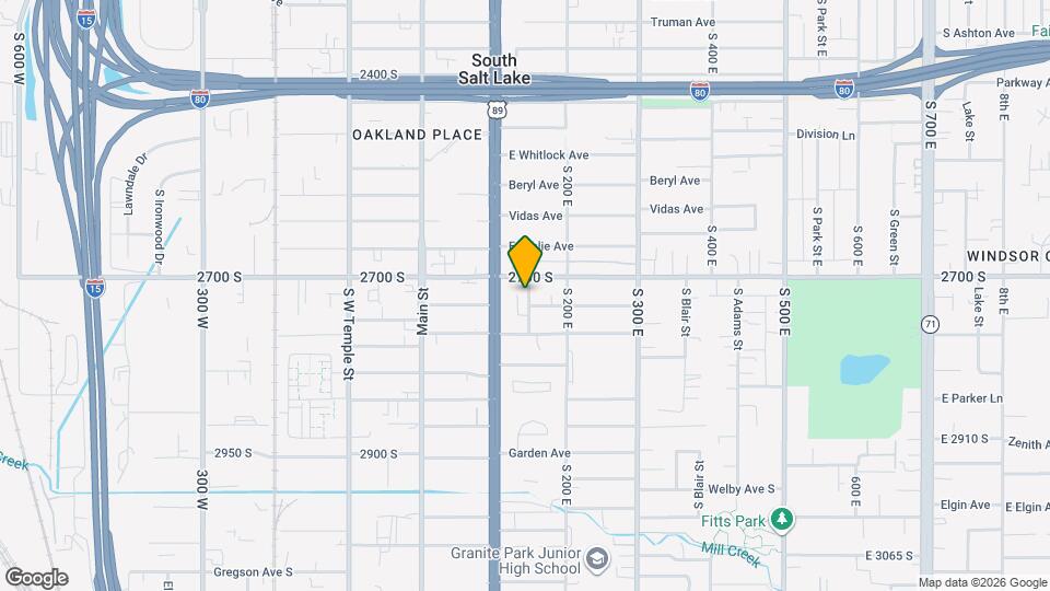 2722 S Edison St Map and Location Details