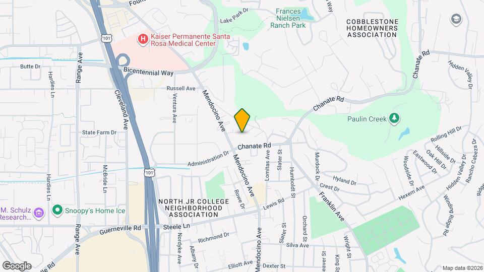 320 Lomitas Ln Map and Location Details