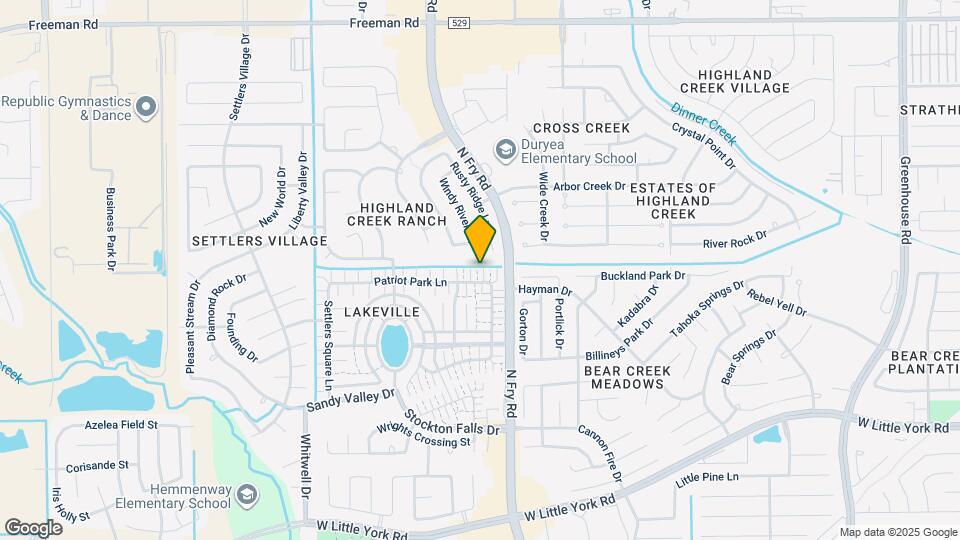 20526 Patriot Park Ln Map and Location Details
