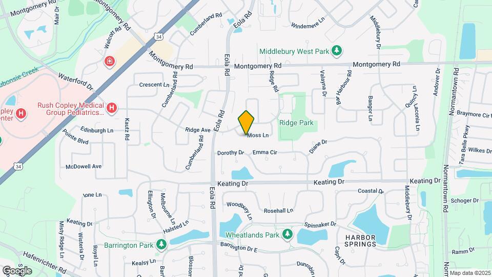 2615 Moss Ln Map and Location Details