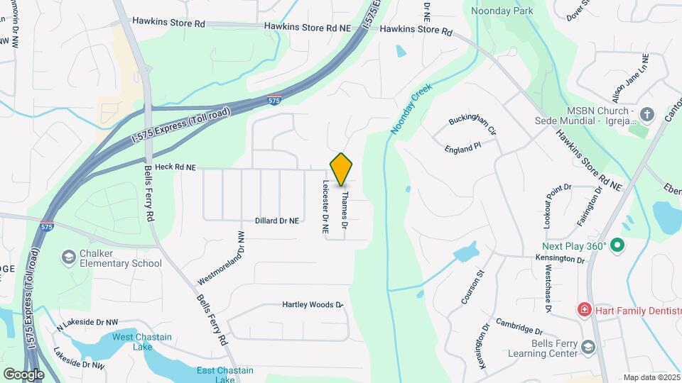 4035 Thames Dr Map and Location Details