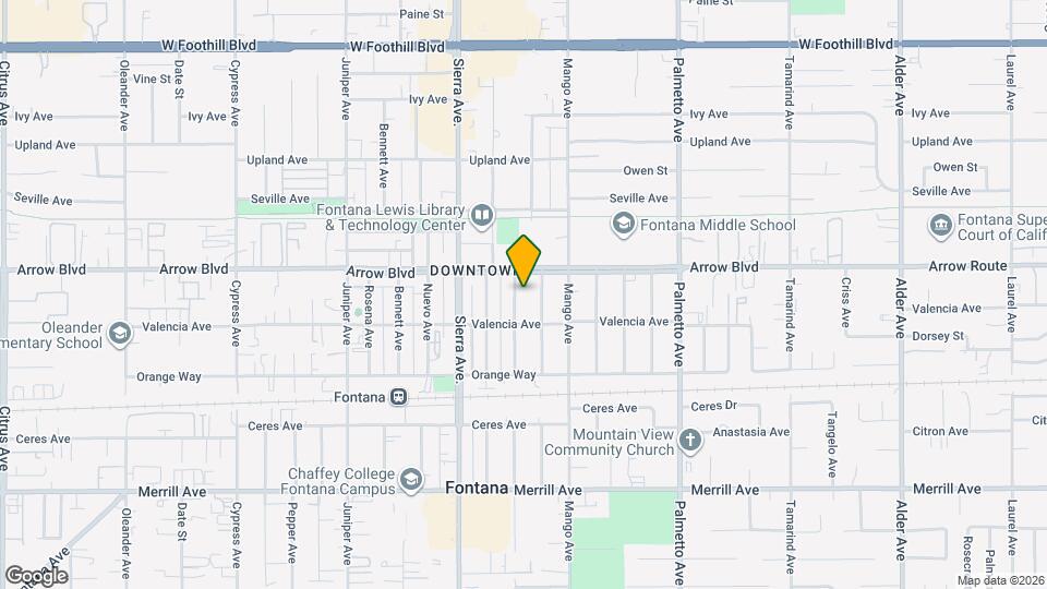 8541 Newport Ave Map and Location Details