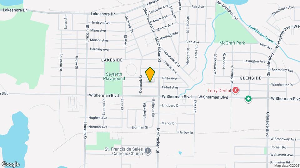 2050 Letart Ave Map and Location Details