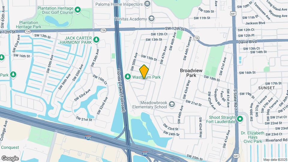1921 SW 48th Ave Map and Location Details