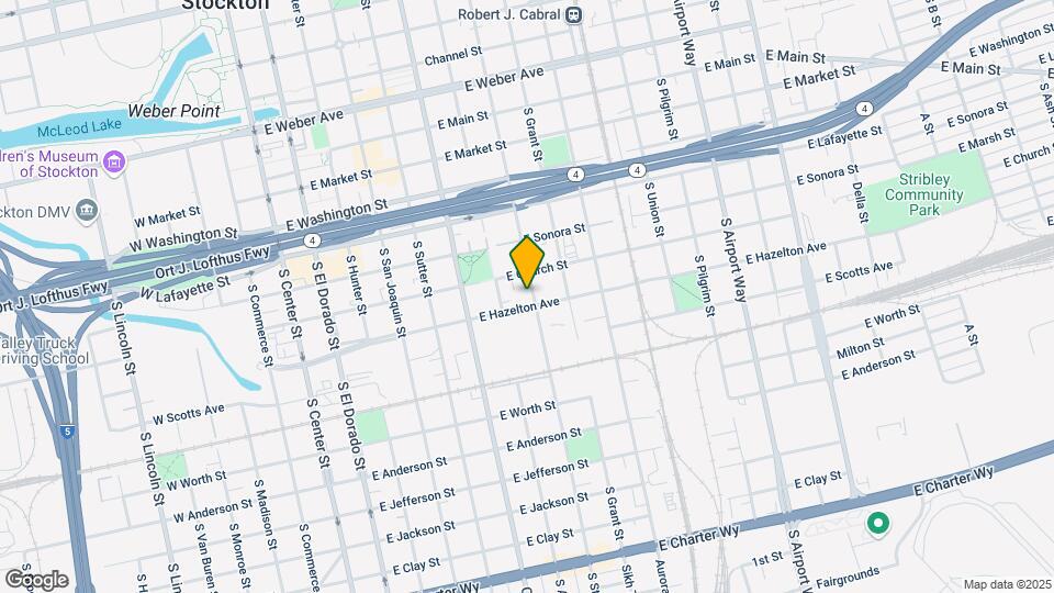 545 S Stanislaus St Map and Location Details