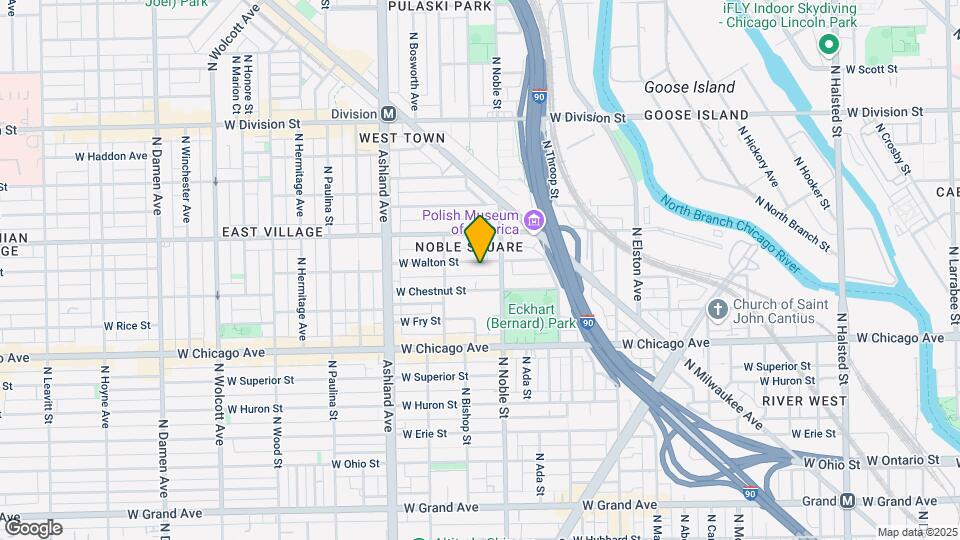 1423 W Walton St Map and Location Details