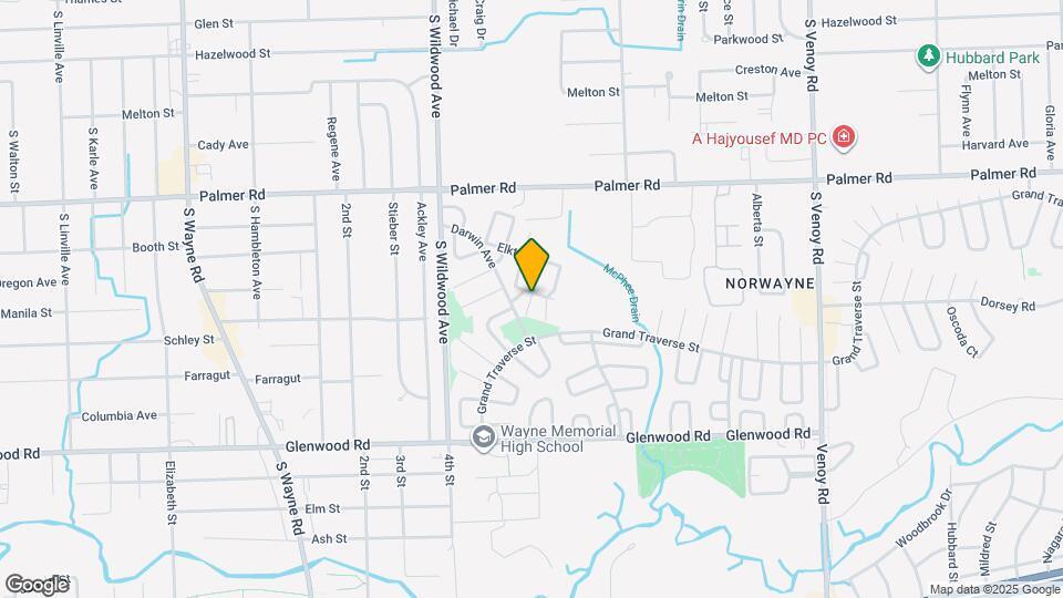 2210 Ellsworth St Map and Location Details