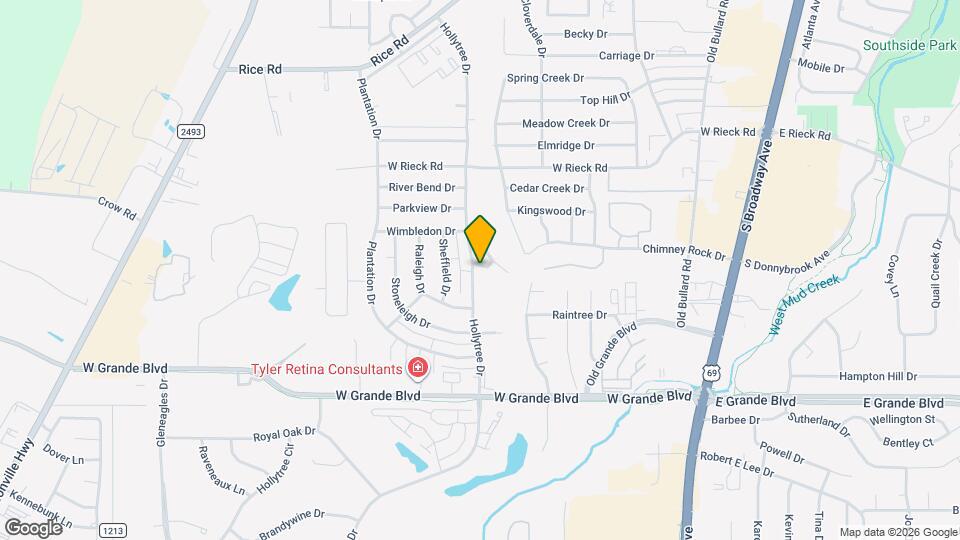 963 Creekside Drive Map and Location Details