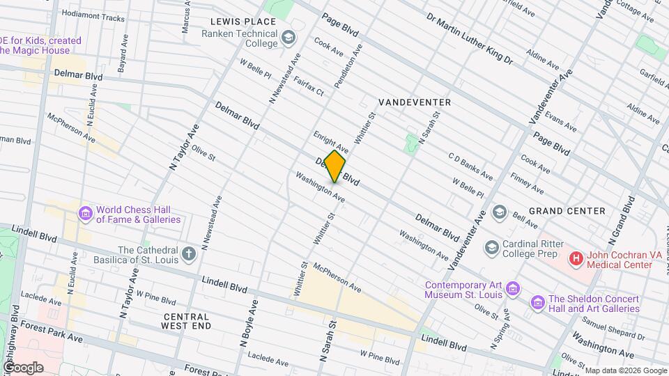 4195 Washington Blvd Map and Location Details