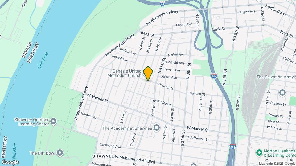 127 N 42nd St Map and Location Details