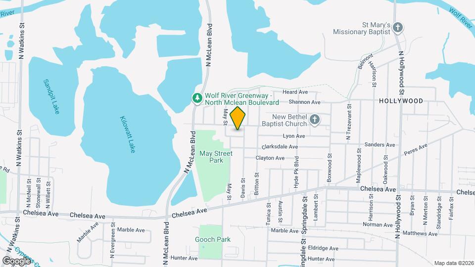 2028 Amity Ave Map and Location Details