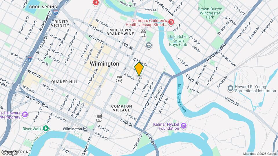 917 N Lombard St Map and Location Details