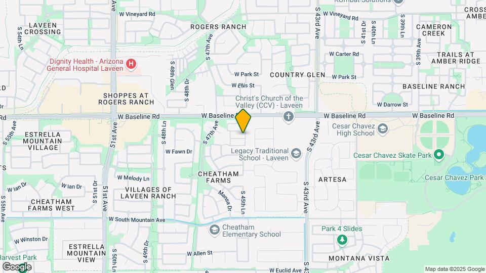 4510 W Branham Ln Map and Location Details