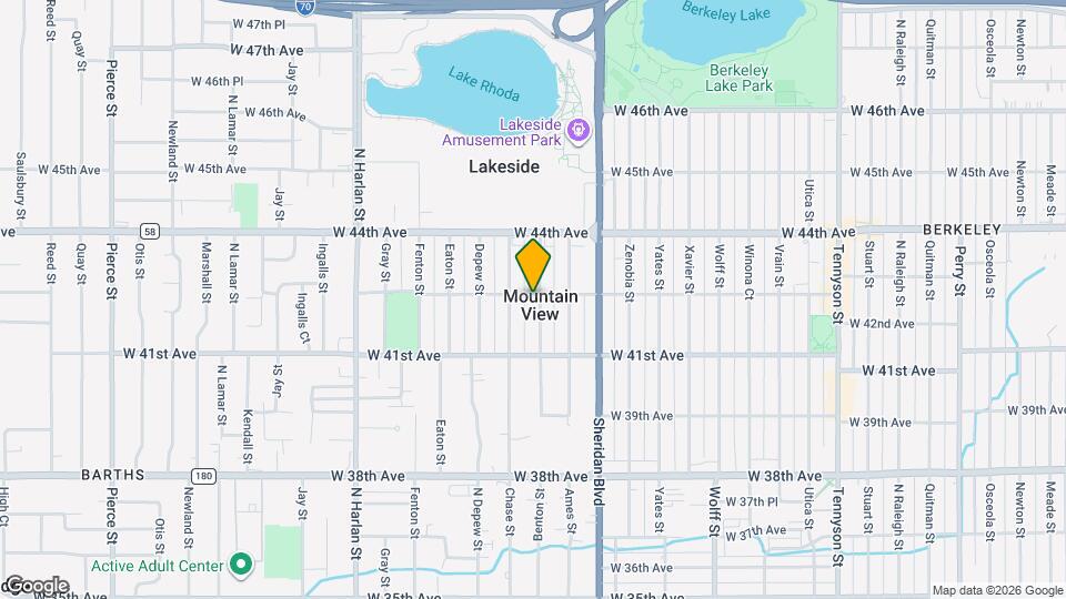 4195 Benton St Map and Location Details