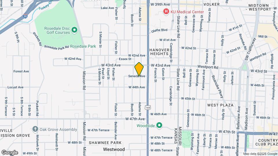 4402 Adams St Map and Location Details