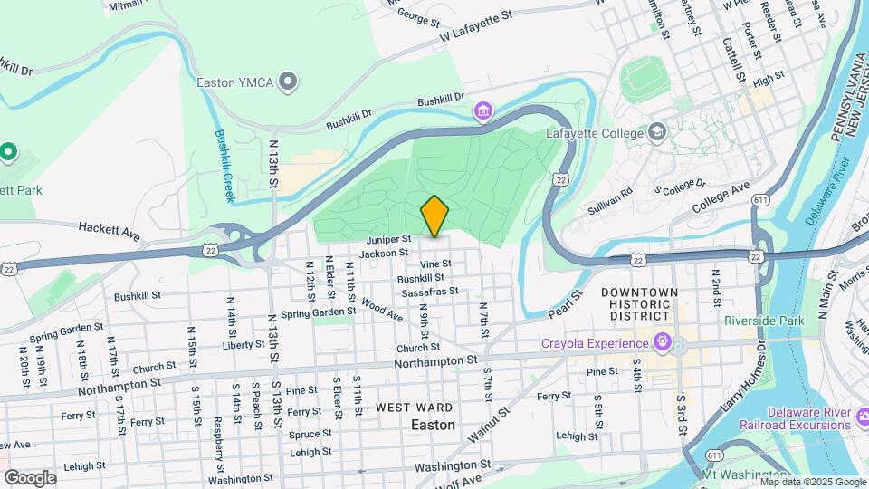 821 Jackson St Map and Location Details