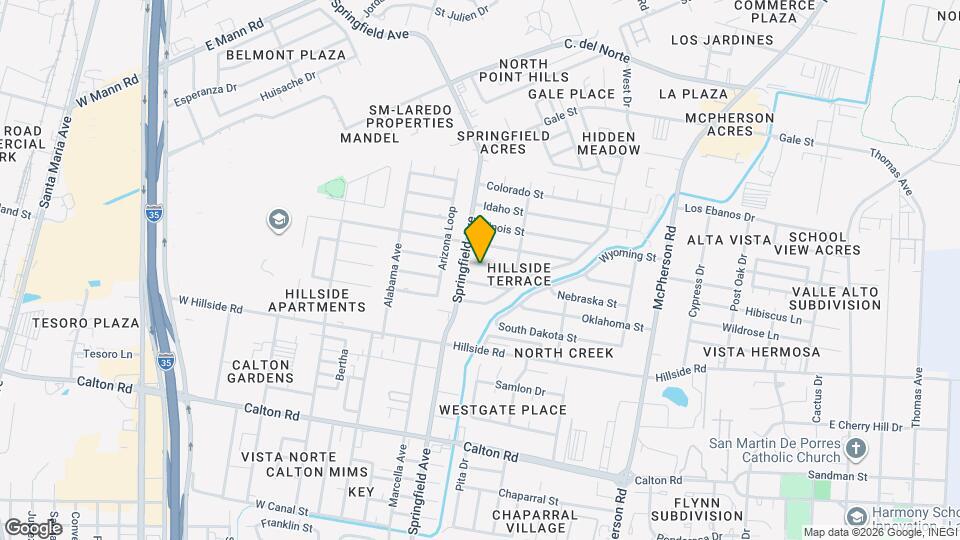 105 Indiana St Map and Location Details