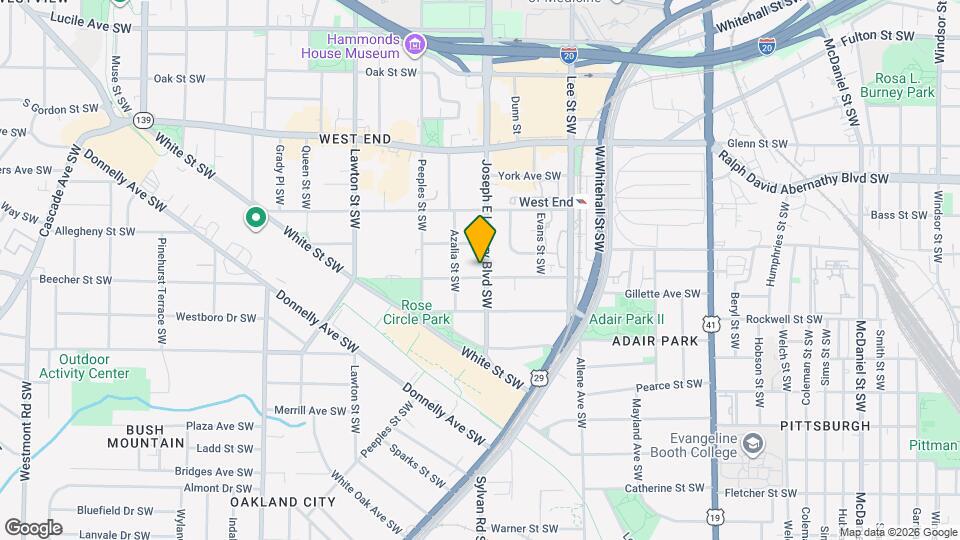 779 Joseph E Lowery Boulevard Southwest Mapa y Detalles de la Ubicación