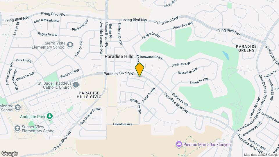 5555 Mansfield Pl NW Map and Location Details