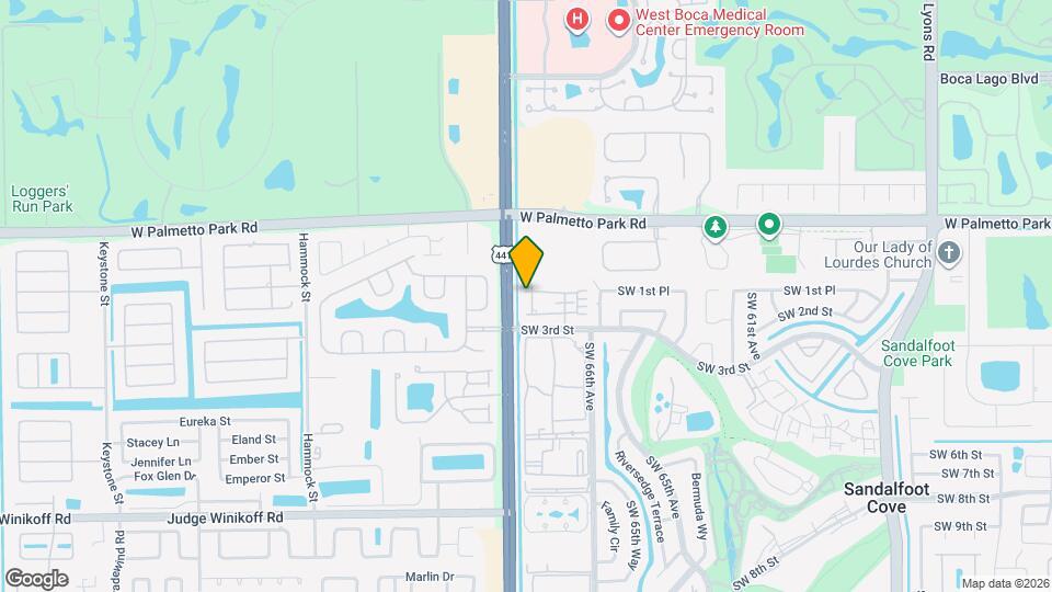 22184 Boca Rancho Dr Map and Location Details