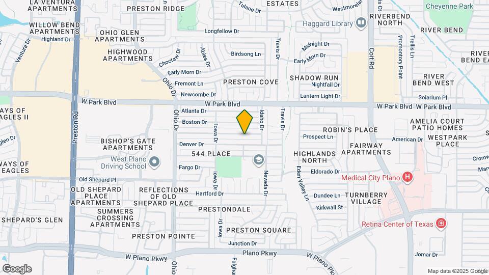 4420 Cleveland Dr Map and Location Details