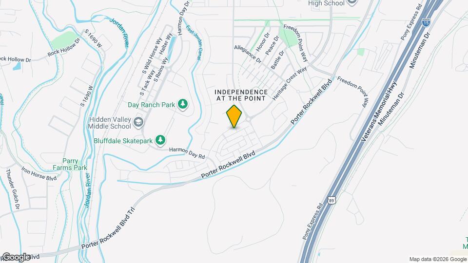 1002 Cyan Valley Way Map and Location Details