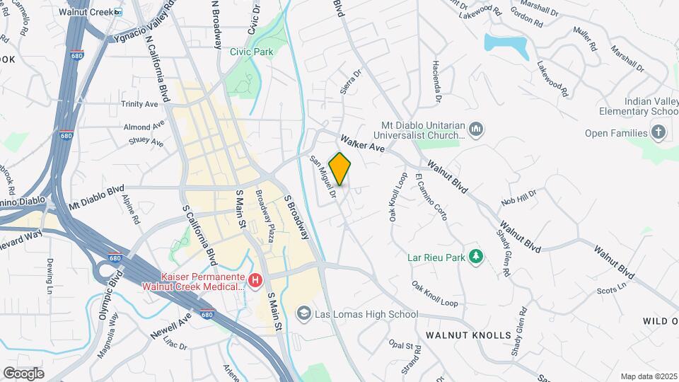 289 Sierra Dr Map and Location Details