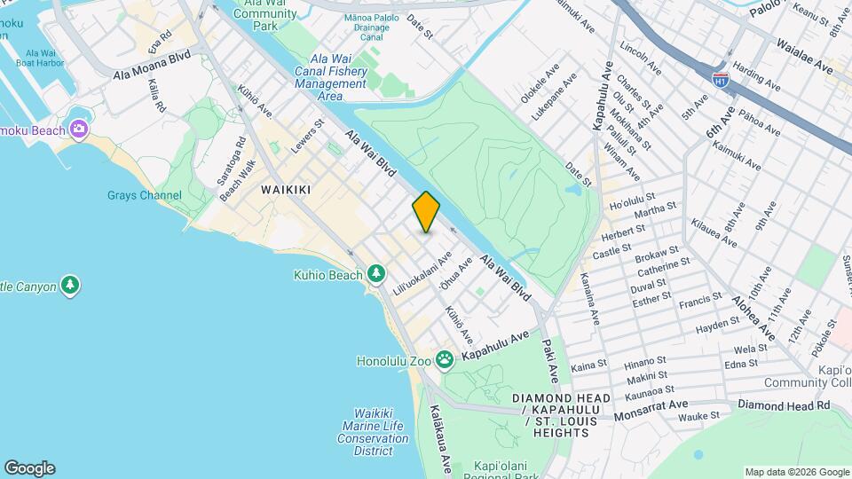 244 Kapili St Map and Location Details