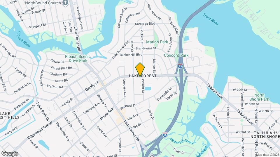 1010 Edgewood Ave W Map and Location Details