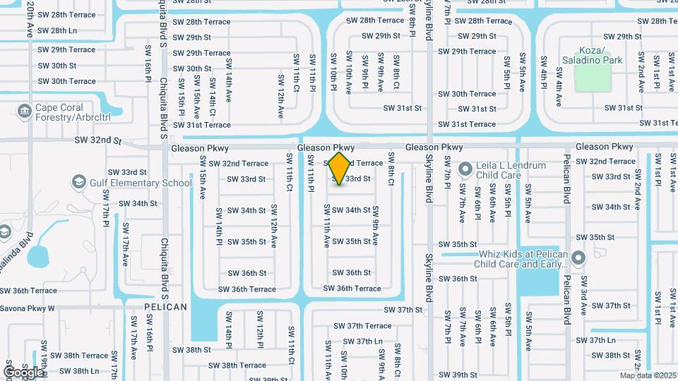 1009 SW 33rd Terrace Map and Location Details