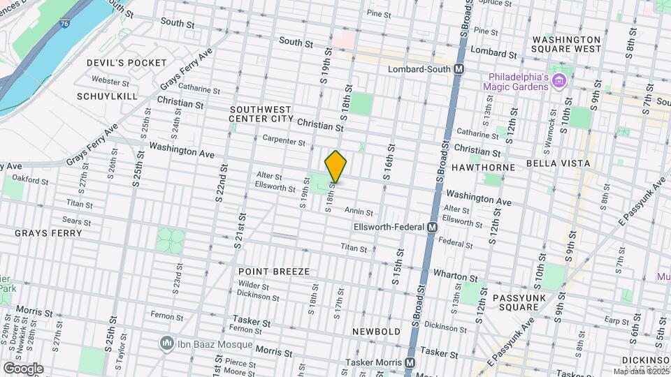 1119 S 18th St Map and Location Details