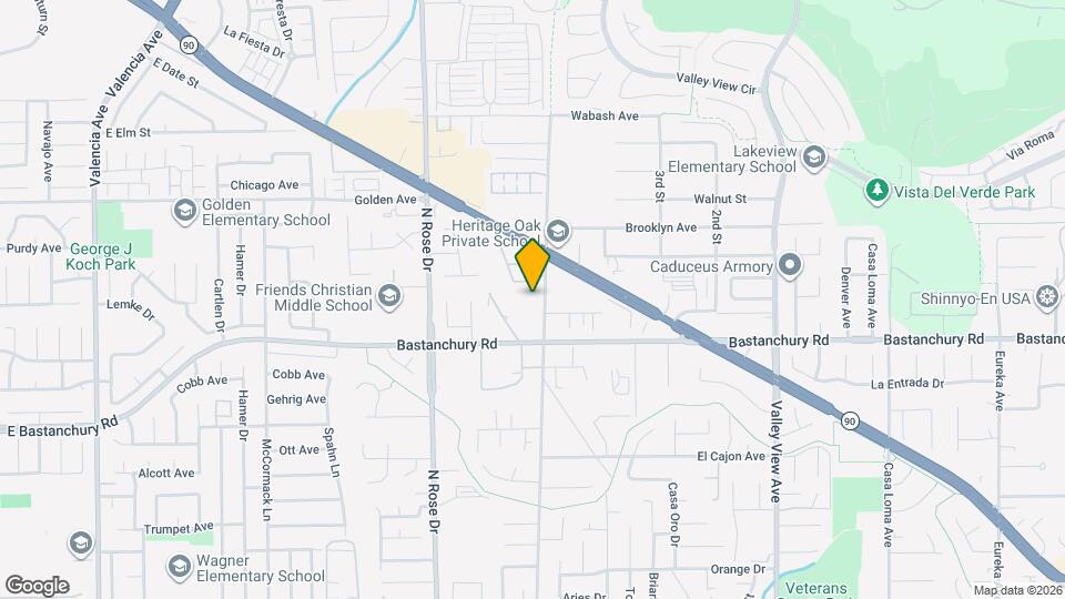 4141 Prospect Ave Map and Location Details