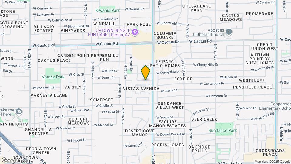 7533 W Jenan Dr Map and Location Details