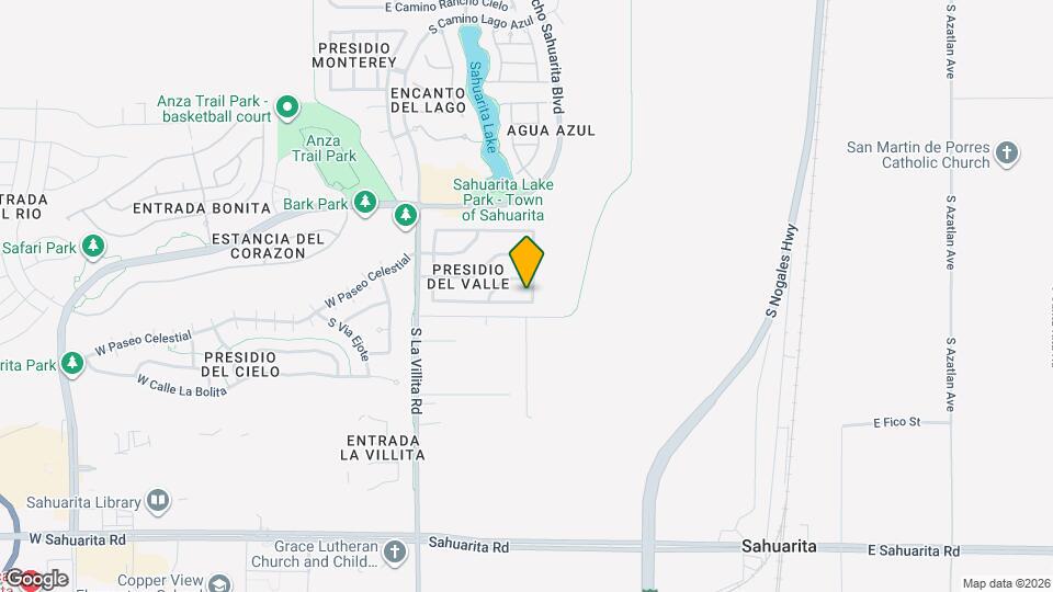 561 E Via Puente De La Lluvia Mapa y Detalles de la Ubicación