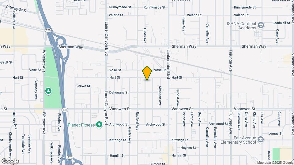 6940 Hinds Ave Mapa y Detalles de la Ubicación