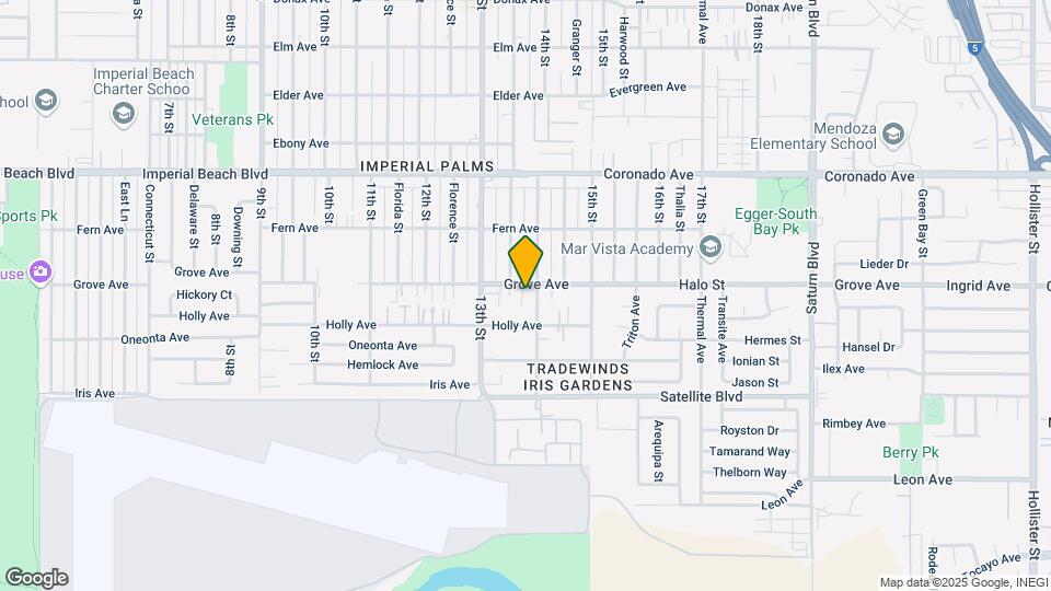 1371 Grove Ave Map and Location Details