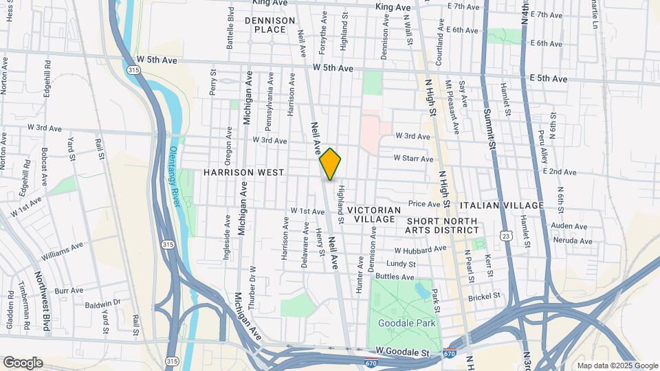 992 Neil Ave Map and Location Details