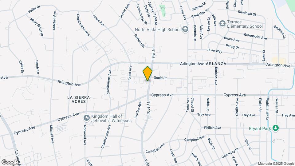6158 Tyler St Mapa y Detalles de la Ubicación