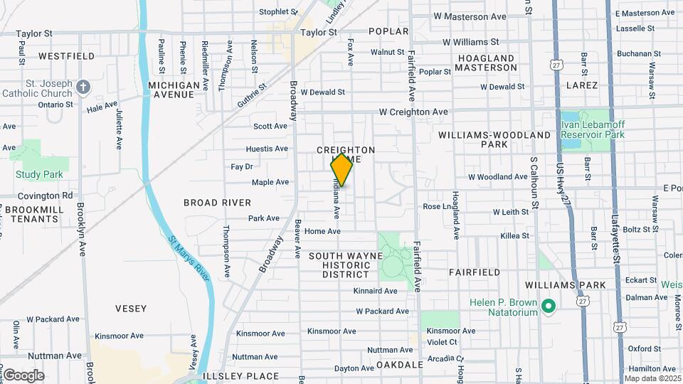 2639 Indiana Ave Map and Location Details