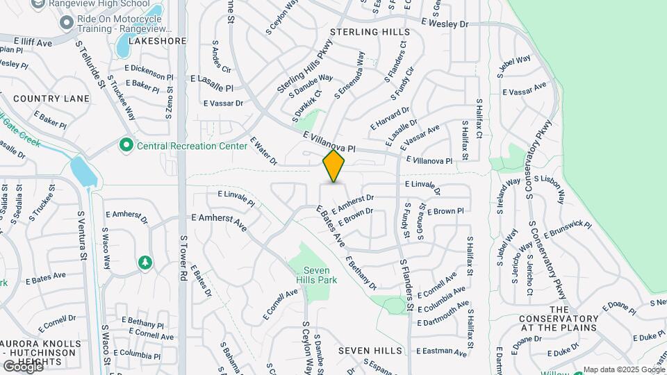 19294 E Linvale Pl Map and Location Details