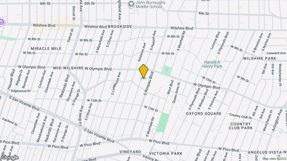 1042 S Hudson Ave, Unit 1042-12 Map and Location Details