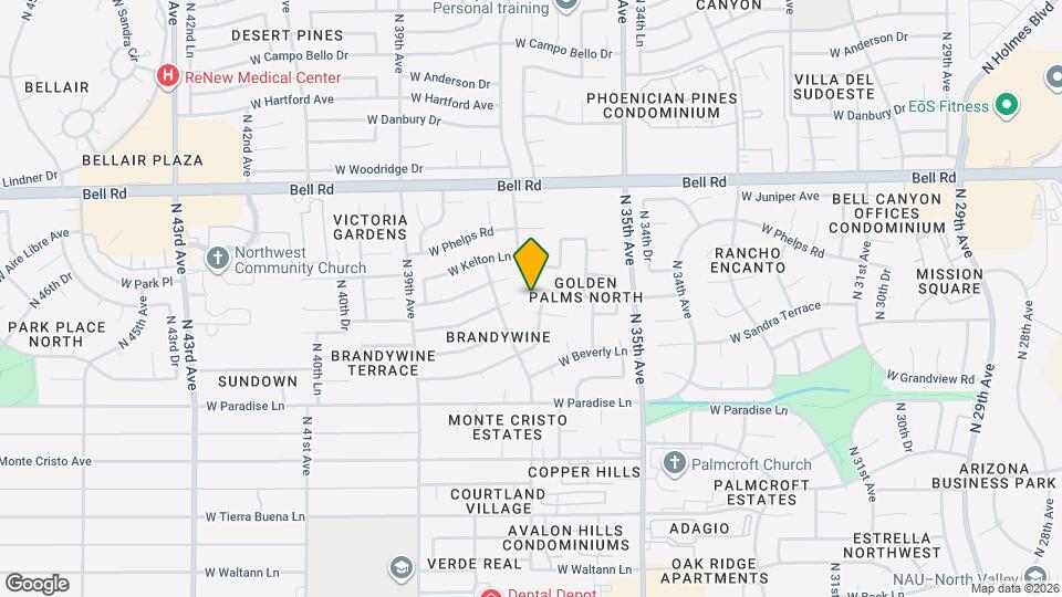 3627 W Aire Libre Ave Map and Location Details