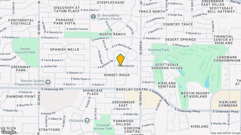 6233 E Carolina Dr Map and Location Details