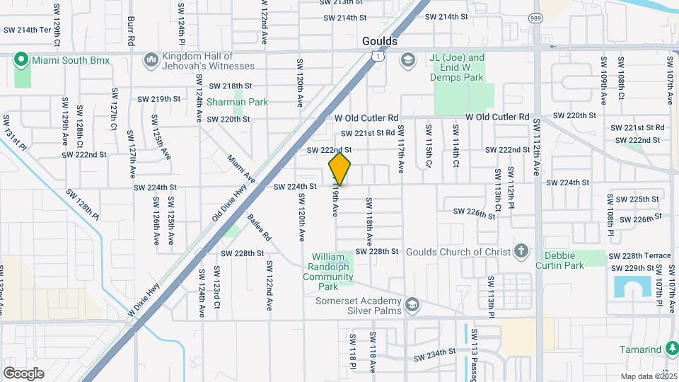 11896 SW 224th St Map and Location Details