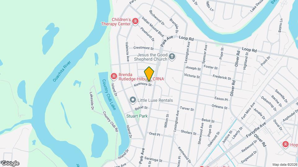 2504 Kenmore St Map and Location Details