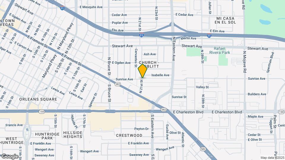 2101 Sunrise Ave Mapa y Detalles de la Ubicación
