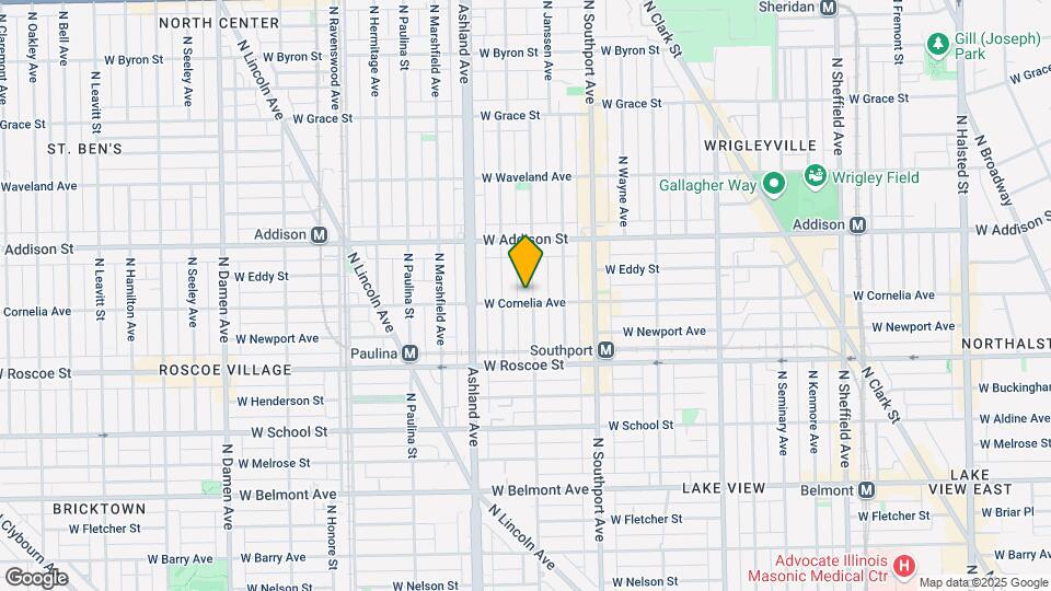 1510 W Cornelia Ave Map and Location Details