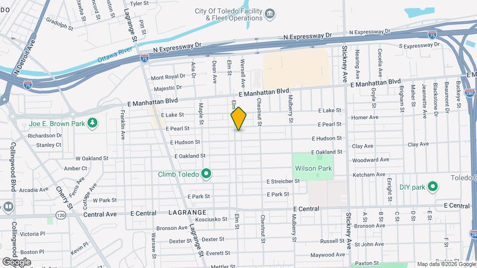 3342 Elm St Map and Location Details