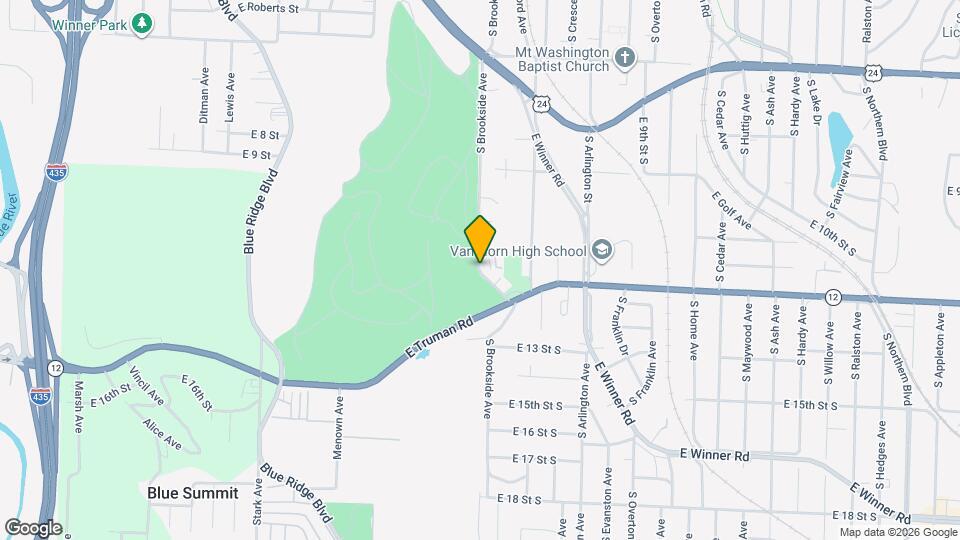 1109 S Brookside Ave Map and Location Details